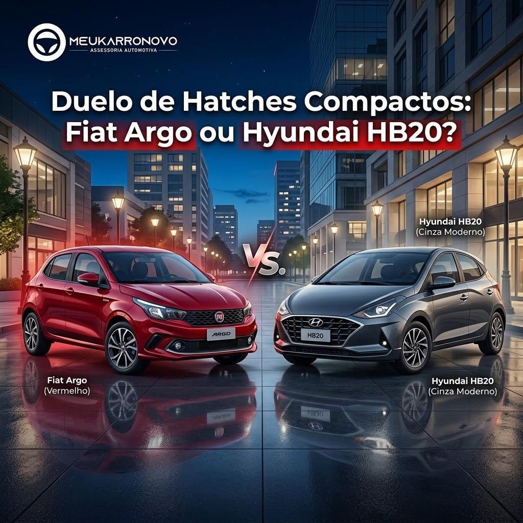 Fiat Argo ou Hyundai HB20: Qual dá menos dor de cabeça?