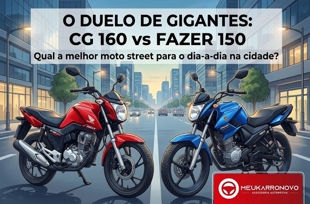 Honda CG 160 ou Yamaha Fazer 150: Qual Compensa Mais? | Meukarronovo