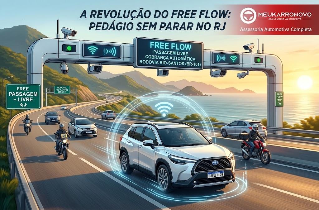 Pedágio Free Flow no RJ: Como Pagar Sem Tag e Evitar Multas