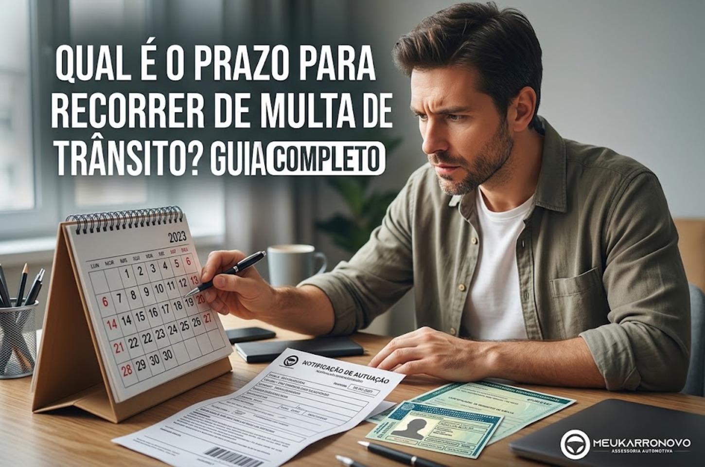 Qual é o Prazo Para Recorrer de Multa de Trânsito? Guia Completo