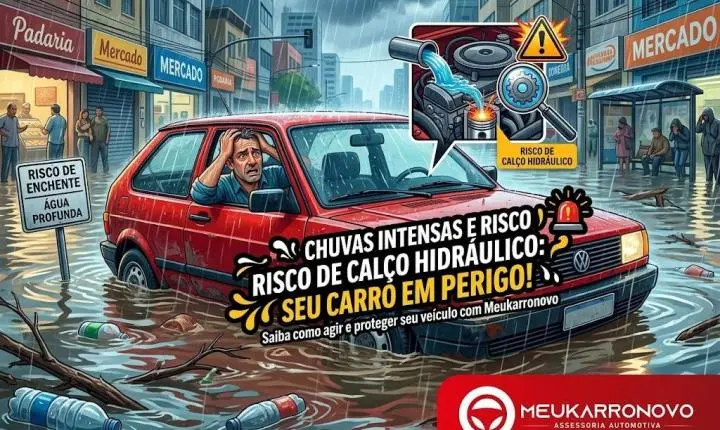 Carro alagado: pode ligar o motor? O que fazer e riscos