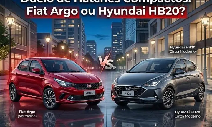 Fiat Argo ou Hyundai HB20: Qual dá menos dor de cabeça?