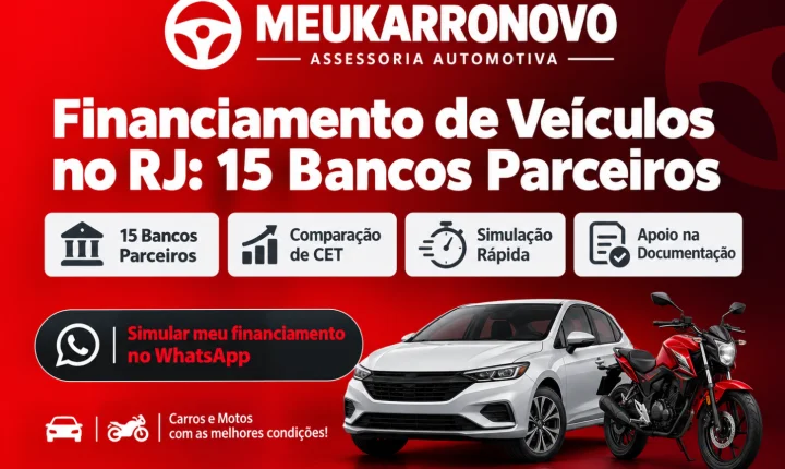 Financiamento de Veículos no RJ: 15 Bancos para Conseguir a melhor Proposta para Você