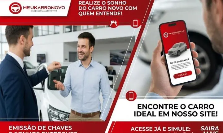 Financiamento de Veículos: Simule e Conquiste seu Carro ou Moto Novo ou Usado