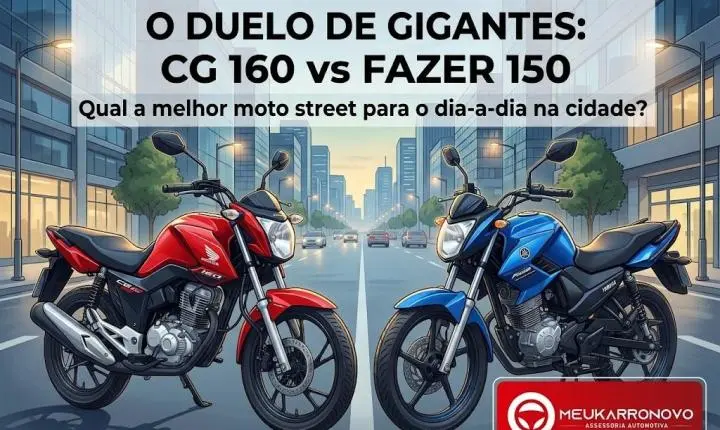 Honda CG 160 ou Yamaha Fazer 150: Qual Compensa Mais? | Meukarronovo
