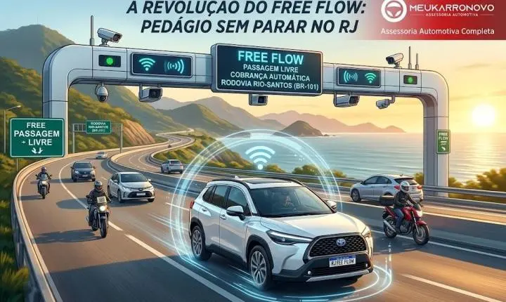 Pedágio Free Flow no RJ: Como Pagar Sem Tag e Evitar Multas