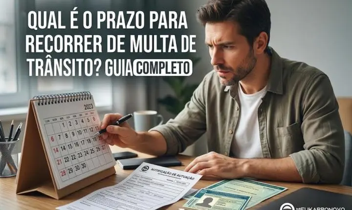 Qual é o Prazo Para Recorrer de Multa de Trânsito? Guia Completo