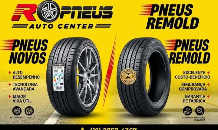R Pneus Auto Center | Auto Center em Vilar dos Teles, São João de Meriti - RJ