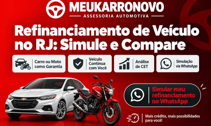  Refinanciamento de Veículo no RJ: Dinheiro com Garantia